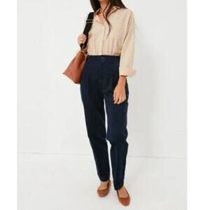 Alex Mill Rugged Boy Pant Navy Blue Corduroy Trouser Pants Women's sz 12